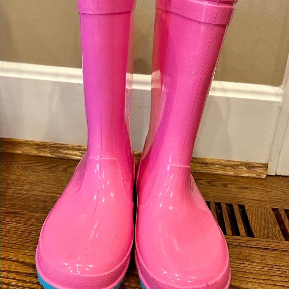 Kids Pink Rain Boots